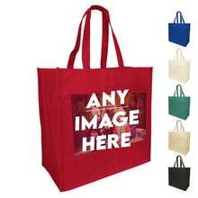 Load image into Gallery viewer, Customizable Non-Woven Grocery Bags
