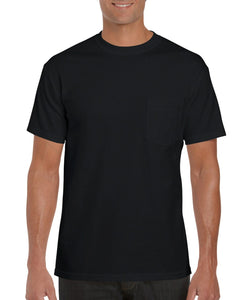 Customizable Adult Pocket T-Shirt (10 Colors Available)