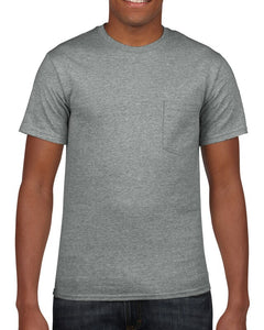 Customizable Adult Pocket T-Shirt (10 Colors Available)