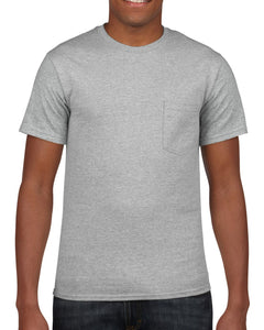 Customizable Adult Pocket T-Shirt (10 Colors Available)