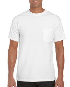 Customizable Adult Pocket T-Shirt (10 Colors Available)