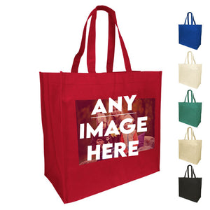 Customizable Non-Woven Grocery Bags