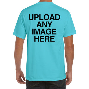 Customizable Adult Pocket T-Shirt (10 Colors Available)